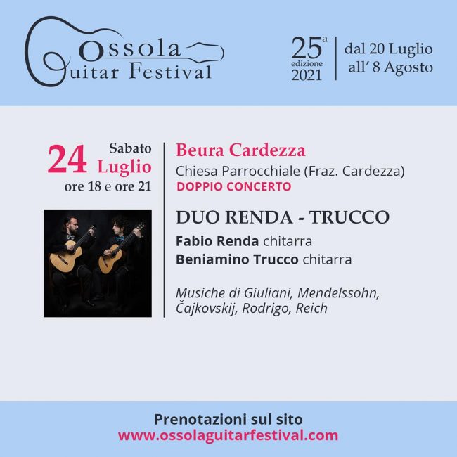 Ossola Guitar Festival | Duo Renda Trucco
